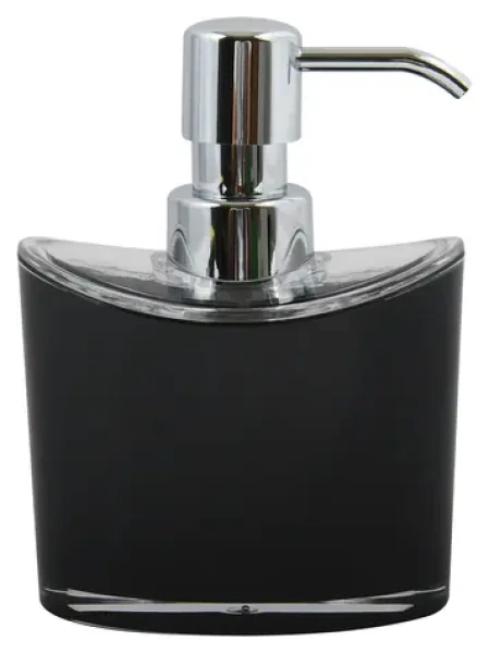 MSV MANIHI dávkovač mýdla černý / plast / 260 ml