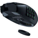 Razer Naga V2 Pro černá / Bezdrátová herní myš / optická / HyperScroll / 30000 DPI / 12 tlačítek / USB-C / Bluetooth (RZ01-04400100-R3G1)