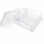 Cake Star plastový box s víčkem 18,5x18,5x6cm