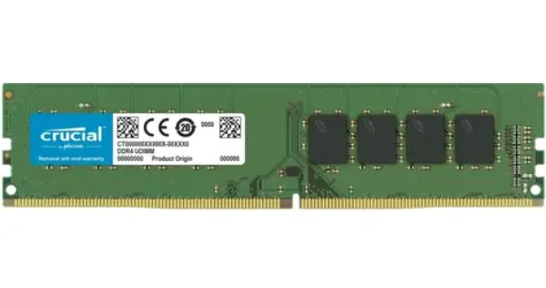 Crucial 8GB (1x8GB) 3200 MHz / DDR4 / DIMM / CL22 / Non-ECC / 1.2V (CB8GU3200)