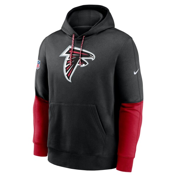Nike Pánská mikina Atlanta Falcons NFL 2024 Sideline Club Hoodie Velikost: S