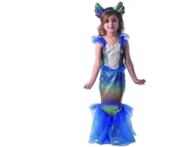 MaDe 09747 - Šaty na karneval - mořská panna, 80 - 92 cm