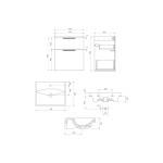 CERSANIT - SET C751 CITY 50 DUB DSM S4004-133
