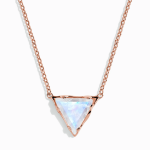 Royal Fashion náhrdelník 18k zlato Vermeil DR24902N-RG-MOONSTONE