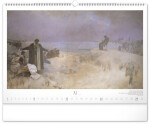 Nástěnný kalendář 2026 NOTIQUE - Slovanská epopej – Alfons Mucha, 48 x 33 cm