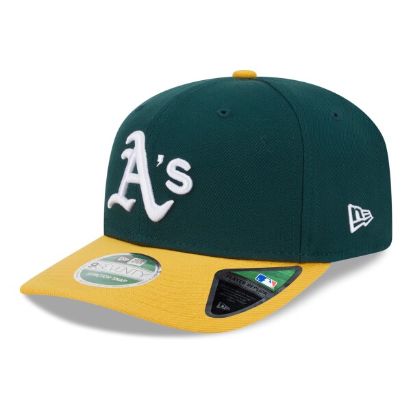 New Era Pánská kšiltovka Oakland Athletics MLB Athletics Player Replica 9SEVENTY Stretch-Snap Home