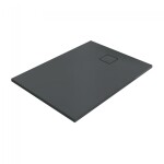 HUPPE - Sprchová vanička obdélníková Hüppe EasyFlat 140x100 cm litý mramor antracitová matná EF0217.128 EF0217.128