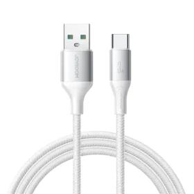 Joyroom S-A28 Flash Series Nabíjecí kabel USB-A (M) - USB-C (M) 3A 1m bílá (6956116798284)
