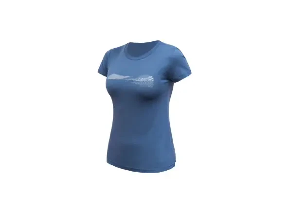 Sensor Merino Air Hills dámské triko krátký rukáv Riviera Blue vel. S