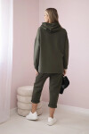 Souprava Punto Milano Winter Hoodie + kalhot khaki UNI