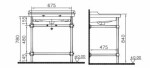 Umyvadlo VitrA Ricordi 80x53 cm otvor pro baterii uprostřed 7802-003-0001 7802-003-0001