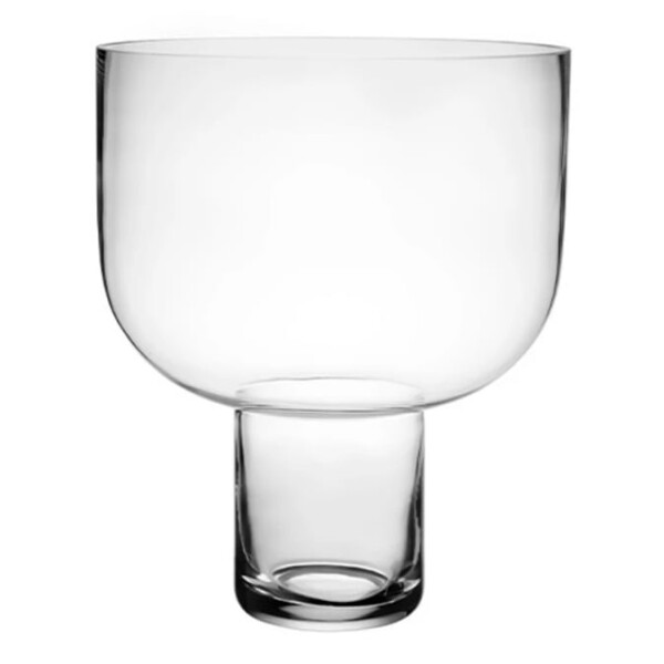 GEJST Skleněná váza Nebl Clear Large, čirá barva, sklo