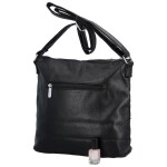 Trendová dámká koženková crossbody Larika, černá