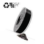 RECIFLEX tisková struna z recyklátu 1,75 mm Black 0,75 kg Recreus