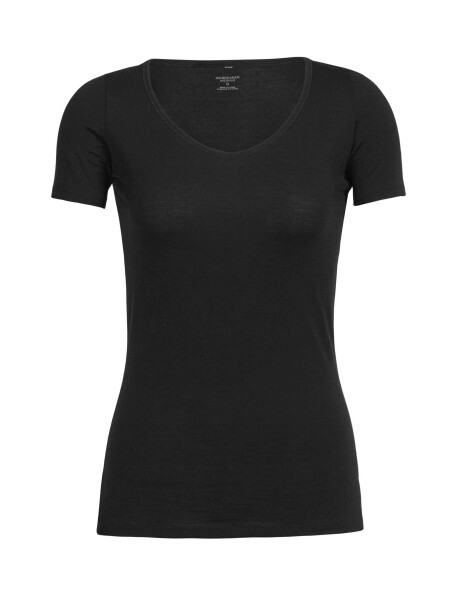 Dámské merino triko krátký rukáv ICEBREAKER Wmns Siren SS Sweetheart, Black velikost: S