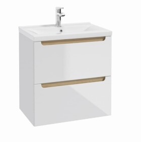 Koupelnová skříňka s umyvadlem Naturel Stilla 60x60x45 cm bílá STILLAD06056U3 STILLAD06056U3