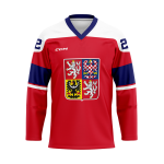 Fan dres Radko Gudas CCM Česká republika červený Velikost: