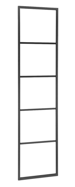 SAPHO - SKA sušák ručníků na opření 420x1700x20, černá mat SKA551