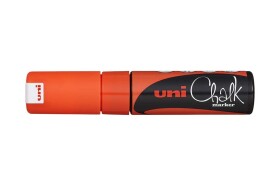Uni Chalk Marker PWE-8K hrot 8 mm fluo oranžový