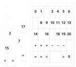 Matematika se Čtyřlístkem 1 - Sada příloh Číslice