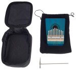 Sela Kalimba Mahogany 10 Blue