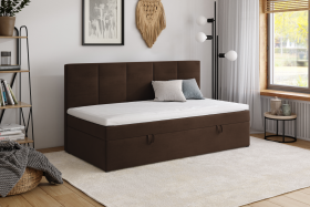 FRONTI Postel CARLO 80x200 hnědá