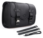 Kožená brašna na opěrku a řidítka