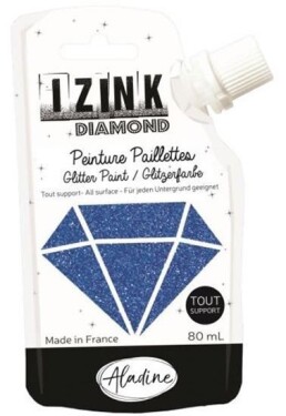 Diamantová barva IZINK Diamond - námořnická modrá, 80 ml