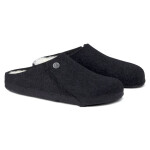 Dámské/pánské zateplené pantofle Birkenstock Anthracite wool felt narrow narrow (1015084) 37