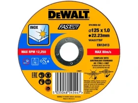 Kotouč řezný na nerez/ocel 125x1,0x22,2mm - DT43902 DeWalt