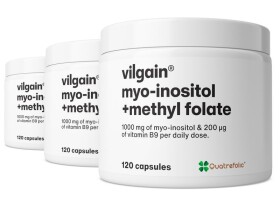 Vilgain Myo-inositol + metyl folát – 3× 120 kapslí