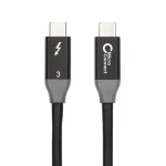 MicroConnect kabel Thunderbolt 3 1m černá / 20Gbits/s (TB3010)