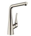 HANSGROHE - M71 Dřezová baterie M7114-H320 s výsuvnou sprškou, sBOX, vzhled nerezu 73812800