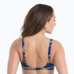 Dámská plavková podprsenka Hermine Top Bikini - horní díl 8795-1 modrý denim - RosaFaia 75C