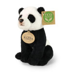 Plyšová panda sedící 15 cm, ECO-FRIENDLY