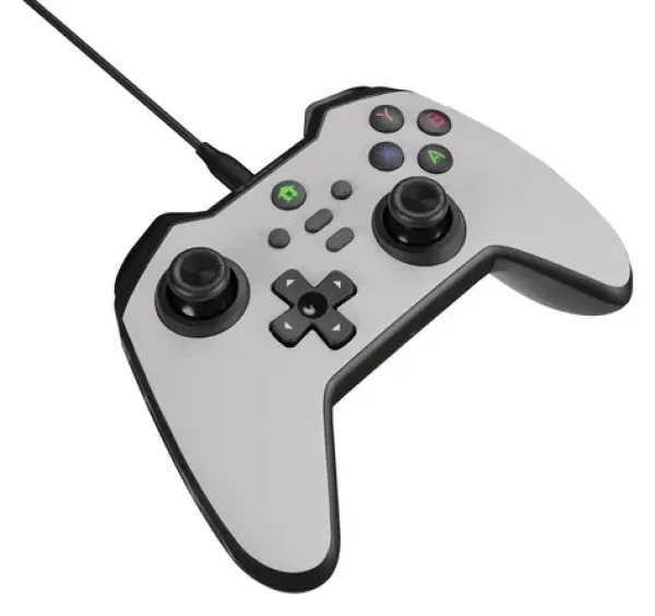 Genesis Mangan 300 bílá / Gamepad / USB / Vibrace (NJG-2104)