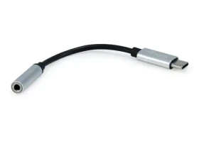 Equip USB-C - Jack 3,5mm černá / Audio adaptér / DAC / 0,15 m (133474)