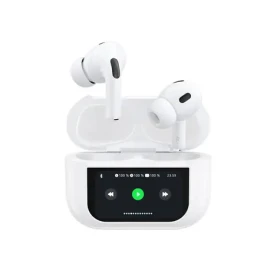 Dudao U19 TWS / bezdrátová sluchátka do uší / LED displej / Bluetooth 5.3 / bílá (164539)