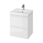 Koupelnová skříňka pod umyvadlo Cersanit Moduo 49,4x57x39,7 cm bílá lesk S929-012 S929-012