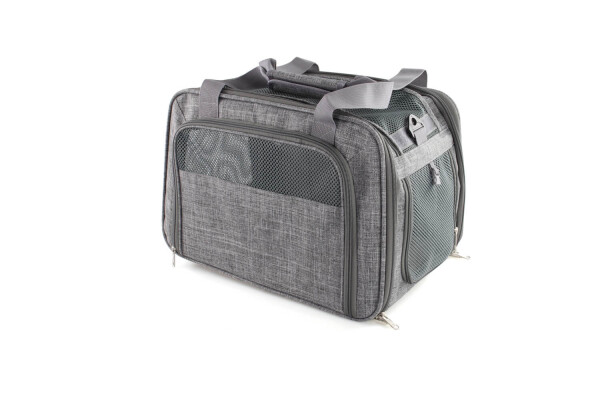 Parker taška pro psa | do 5 Kg Barva: Šedá 38 x 29 cm