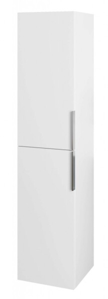 Kielle - Idolio Vysoká skříňka závěsná 155x35x35 cm, lesklá bílá 50224010
