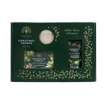 The English Soap Company Dárková sada péče o ruce Frosted Fir and Holly – 3 ks, zelená barva
