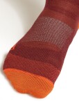 Pánské merino lyžařské ponožky ICEBREAKER Mens Ski+ Ultralight OTC, Port/Blaze velikost: 47-49 (XL)