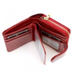 Luxusní dámská kožená peněženka Gregorio Santina, červená
