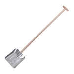 Lopata hliníková, uhelná (34cm), 2,0mm EXTRA, s násadou T