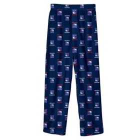 Outerstuff Dětské pyžamové kalhoty New York Rangers NHL Team Colored Printed Pant Velikost: Dětské M (9 - 11 let)