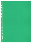 Prospektový obal A4 hladký, 50 mikronů, HERLITZ, 100ks - zelený