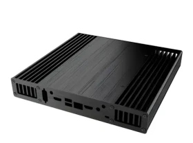 Akasa Plato X7D UCFF černá / Mini ITX / možnost pověšení na zeď / hliník / OEM / bez ventilátoru (A-NUC39-M1B)