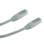 DATACOM Patch kabel 2m (1520) / UTP / CAT5E / RJ45 / šedý (1520)