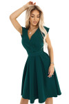 Dámské šaty 348-11 SCARLETT - NUMOCO zelená XXL